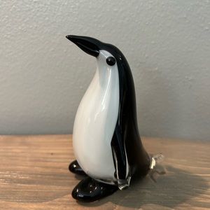 Art Glass Hand Blown Penguin
